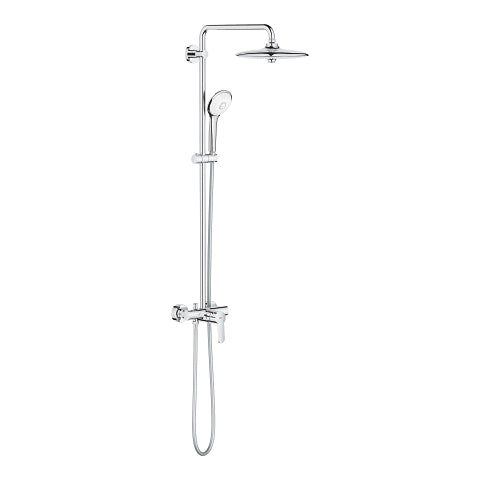 GROHE Euphoria System 260 Shower system with single lever mixer for wall mounting chrome.