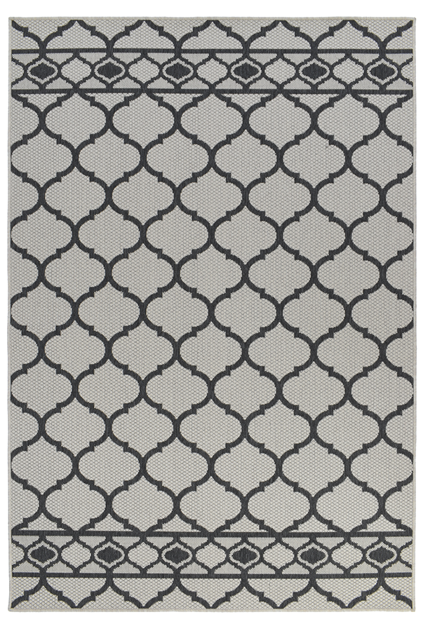 LATTICE WHITE WITH GREY