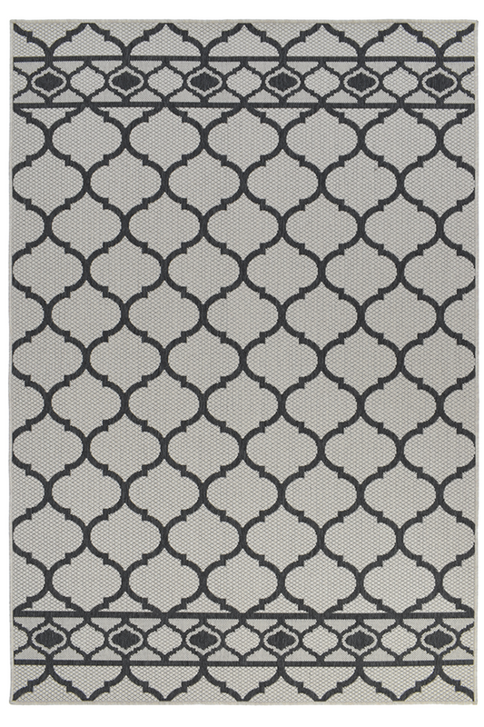 LATTICE WHITE WITH GREY